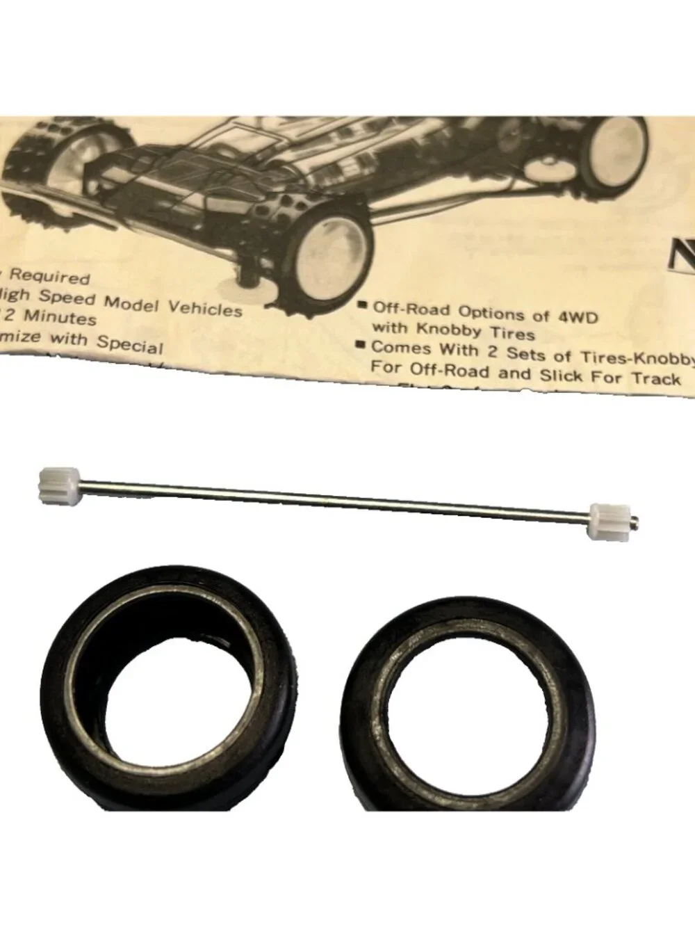 VTG Nikko TEC Speed Breakers Slick Wheels & Center Drive Shaft